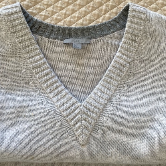 COS cashmere sweater grey oversized M - Picture 1 of 4